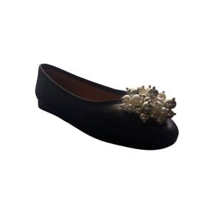 Kate Spade New York Women's Vilette Embellished Ballet Flats - Black Sz 5b